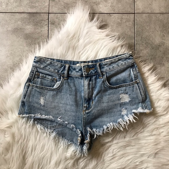 PacSun Pants - Pacsun high rise cut off shorts 014